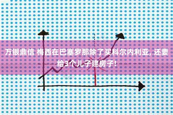 万银鼎信 梅西在巴塞罗那除了买科尔内利亚, 还要给3个儿子建房子!